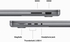 Apple MacBook Pro M3 chip with 8‑core CPU & 10‑core GPU 8GB RAM 512GB SSD 14" Laptop English & Arabic Keyboard - Space Grey