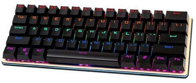 Aula SI-2025 Dual Modes Bluetooth And USB Cable Mechanical Gaming Keyboard With Rainbow Light