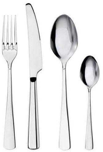 24-Piece Cutlery Set Stainless Steel Silver