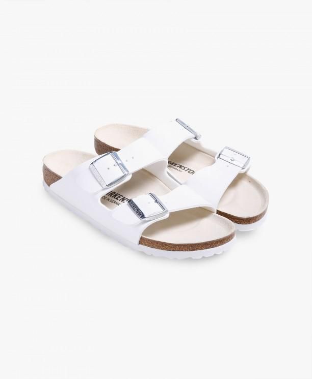 Women's Arizona White Birko-Flor Sandals