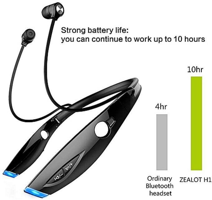 Zealot H1 Wireless Bluetooth Sports Earphones Neckband Headset In-ear Headphones Earbuds Earpiece For Sports Running Gym Exercise Multiple Functions