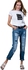ميلا باي تريندول بنطال جينز للنساء 40 EU , ازرق - قصة بويفرند