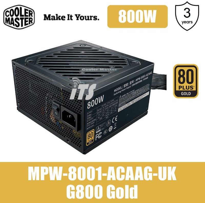 Cooler Master G Gold 90% Efficiency Power Supply (800W)