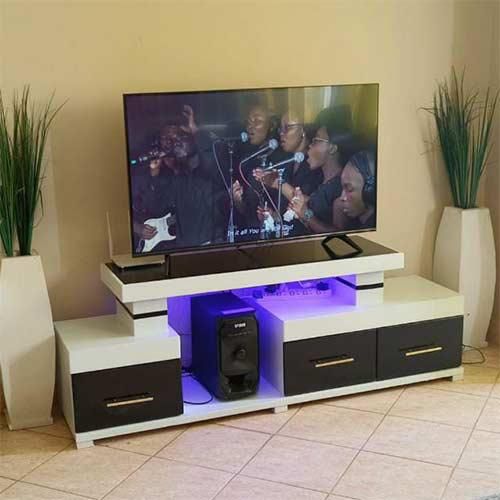 Led light classic tv stand, tv stand on BusinessClaud, Businessclaud Led light classic tv stand