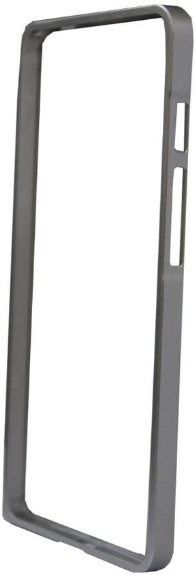 Ultrathin 0.7MM Aluminum Metal Bumper Case with Screen Protector for Asus Zenfone 5 - Grey