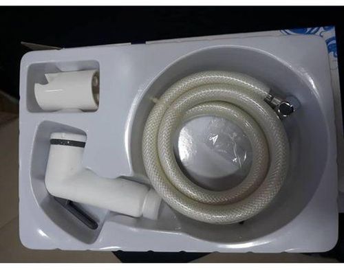 Milano Milano Deluxe Portable ABS Plastic Hand Held Bathroom Shower Head Set Toilet Bidet Sprayer With Hose & Holder