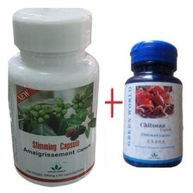 Green World Products Super Weight Loss Pack (Slimming Capsule & Chitosan)