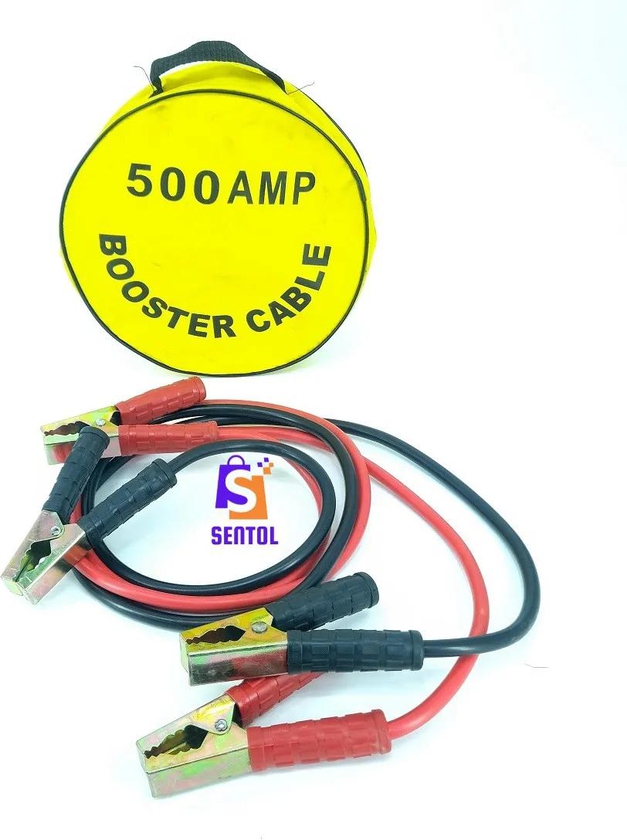 Genuine 500 Amps, 2-Meter, Booster Cables Jumper Cables