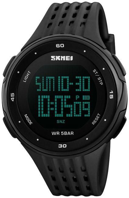 Skmei Multifunction Digital Sports Watch - Black + Watch Box