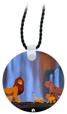 Lion King Printed Pendant Necklace
