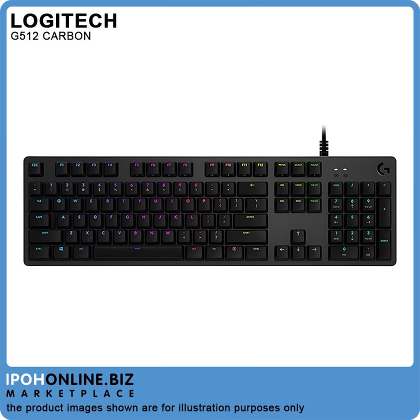 Logitech G512 CARBON Lightsync RGB Mechanical Gaming Keyboard