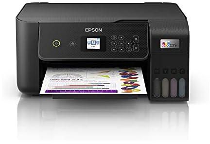 Epson EcoTank L3260 Home ink tank printer A4, colour, 3 in 1 with WiFi and SmartPanel App connectivity, Black, Compact