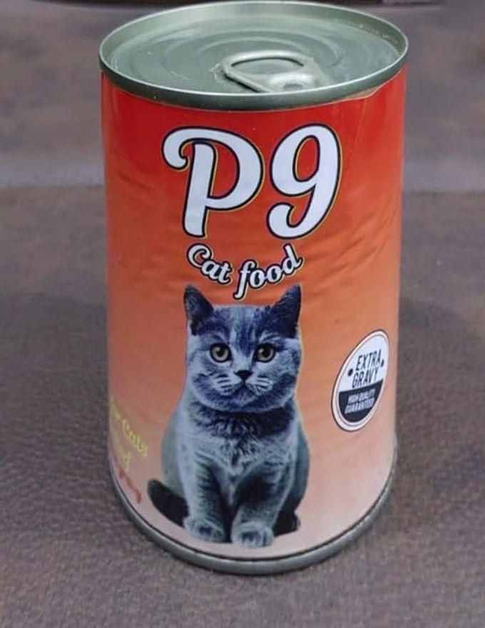 P90 P9 Cat Food With Beef 400g