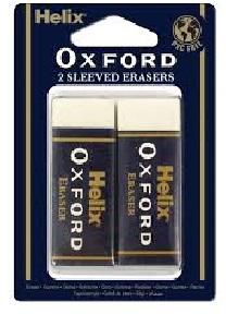 Helix Oxford Large Eraser x 2