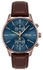Men's Leather Analog Watch 1513804