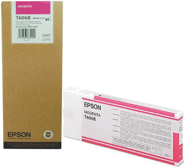 Epson T606B Magenta Ink Cartridge 220ml