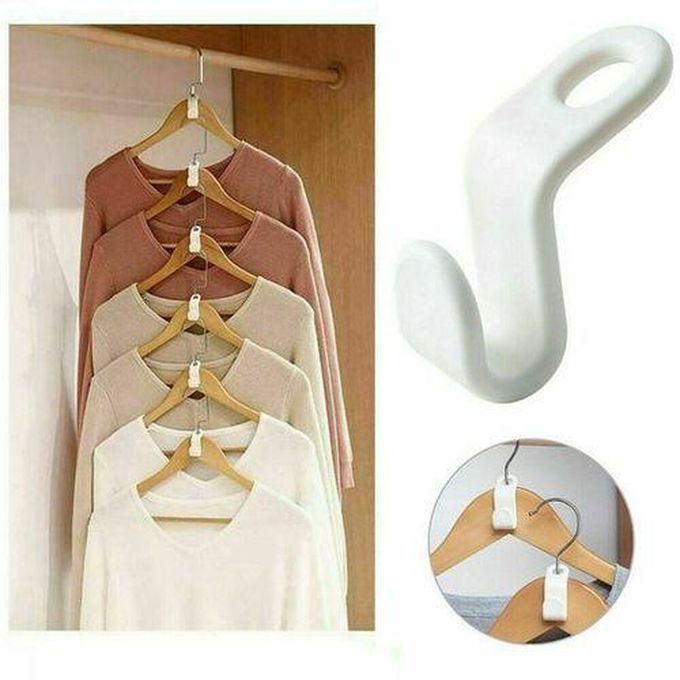 10Pcs Wardrobe Space Saver Cloths Hanger Connector Hooks