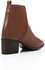 Mr Joe Leather Tawny Brown Ankle Boot with Extension