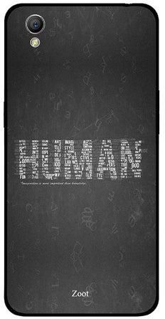 غطاء حماية واقٍ لهاتف أوبو A37 مطبوع عليه كلمة Human