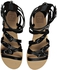 Dolce Vita Black Gladiator Sandal For Women