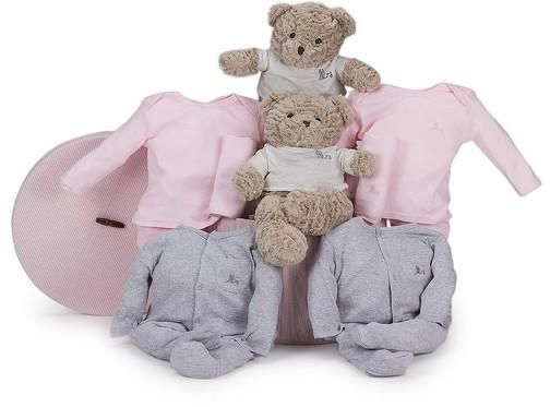 Pink Twins Casual Baby Hamper