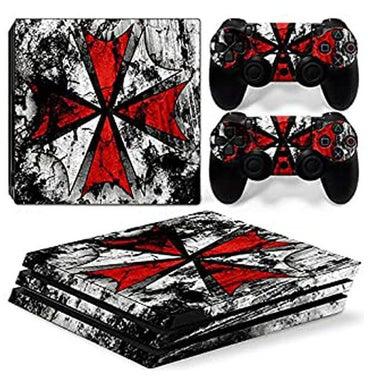 Resident Evil Skin Sticker For Sony PlayStation 4 And Remote Controllers