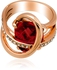 18K Rose Gold Plated Ring [RI0064-18]