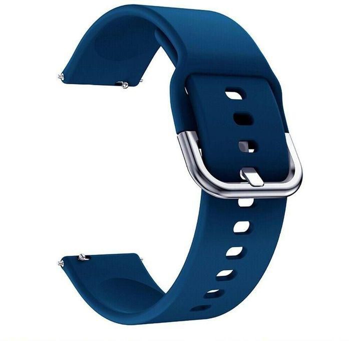 Sports Strap Silicone 22mm With A Quick Release Buckle For Samsung Galaxy Watch 3 45 / Watch 46 / Gear S3 Blue
