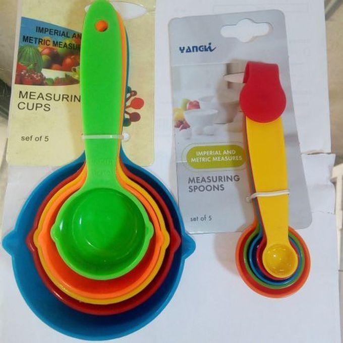 MEASURING CUPS AND MEASURING SPOONS SETS – 10 PIECES