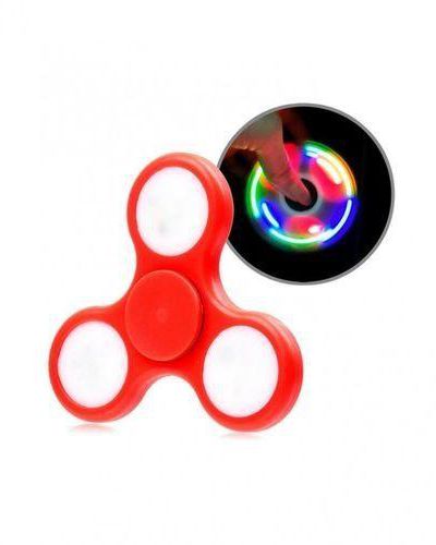 Speed Fidget Spinner with Lights - Red