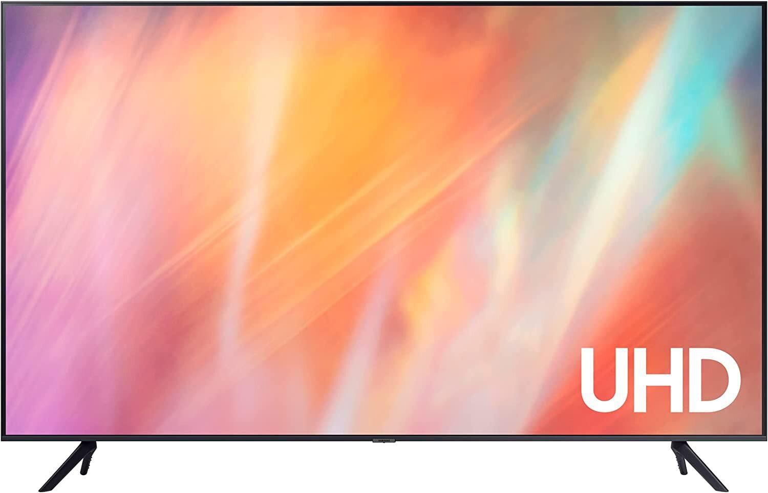 Samsung AU7000 65 Inches, Crystal UHD 4K Flat Smart TV 2021, UA65AU7000UXZN, Black