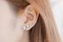 Shell Flower Pearl Stud Earrings Simple Branch Stud Earrings