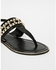 ASOS FLORRIE Wide Fit Embellished Flat Sandals - Black