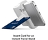 XO C8 Universal Car Phone Holder for iPhone, Samsung, HTC, Black Berry - White