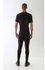 Men's Zipper Posture Shirt Large - Black