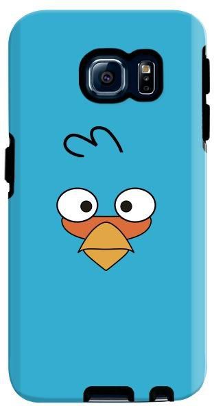 Stylizedd Samsung Galaxy S6 Edge Premium Dual Layer Tough Case Cover Matte Finish - The Blues - Angry Birds