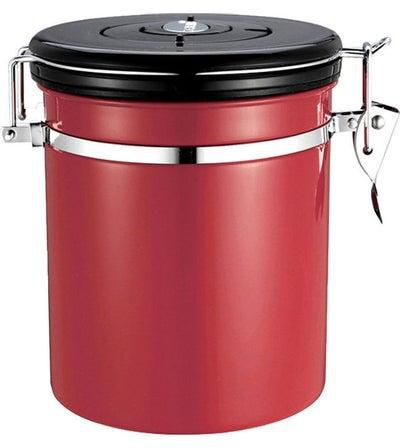 Airtight Canister Food Storage Container Red/Black/Silver