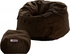 Antakh Bean Bag and cushion for legs- Brown