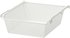 KOMPLEMENT Metal basket with pull-out rail - white 50x58 cm