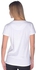 Creo Life is Simple Retro T-Shirt for Women - S, White
