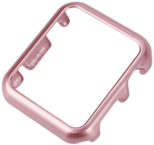 For Apple Watch 38mm - Slim Thin Snap-on Hard Protective Case Cover Light Pink