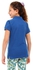 Ted Marchel Girls Buttoned Classic Collar Polo Shirt - Blue