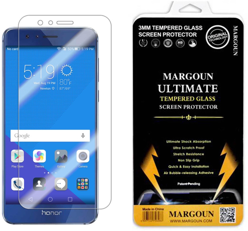 Margoun Tempered Glass Screen Protector for Huawei Honor 8