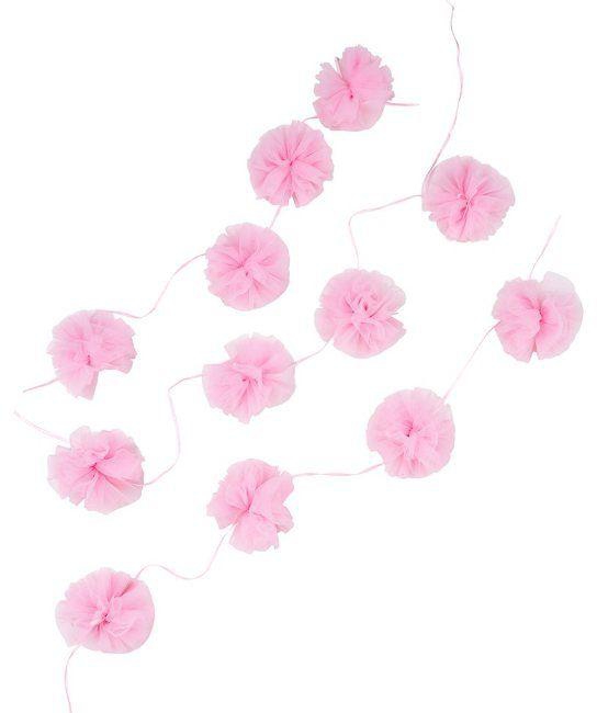 Talking Tables We Heart Pink Tulle Garland- Babystore.ae