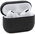 Apple AirPods Pro Leather Cover Case With Key Chain - Black