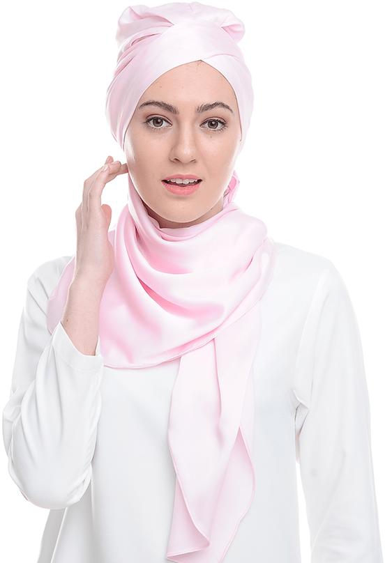 HiaStory Designer Matte Satin Turban Neck Cover Hijab (7 Colors)