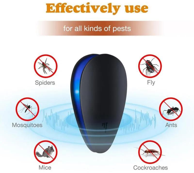Cockroach Pest Rats Reject Repellent Electronic Mosquito Killer Ultrasonic Anti Mosquito Insect