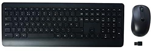 Microsoft Wireless Keyboard & Mouse, Desktop 900 Keyboard with USB for Windows or Mac Computers, Black