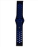 حزام سيليكون 22 مم متوافق مع GT2 46 - GT3 46 - GT2 Pro - GT2E - أسود / أزرق