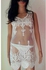 THE SHOP Embroidery Cover Up- White